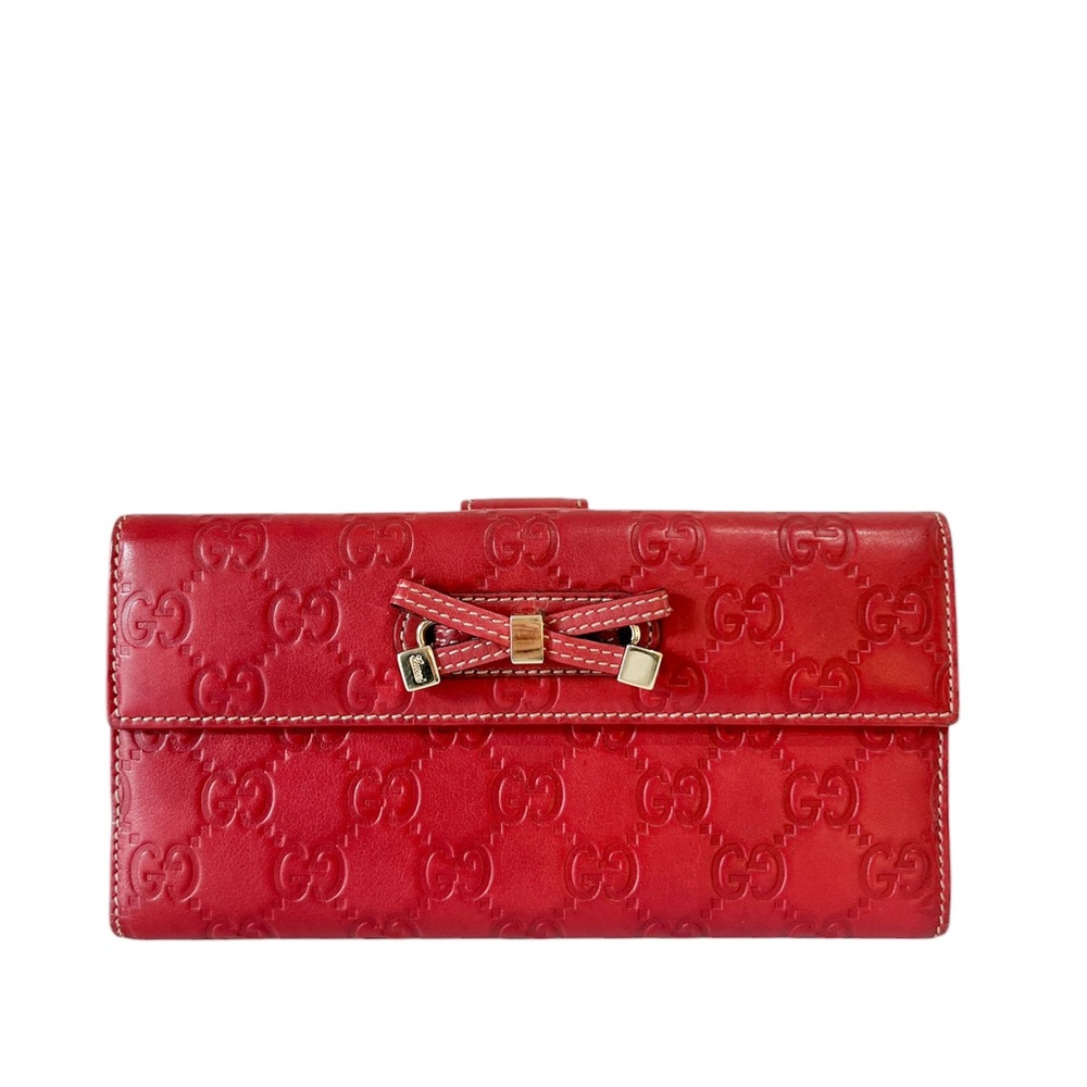 GUCCI Guccissima Princy Continental Wallet